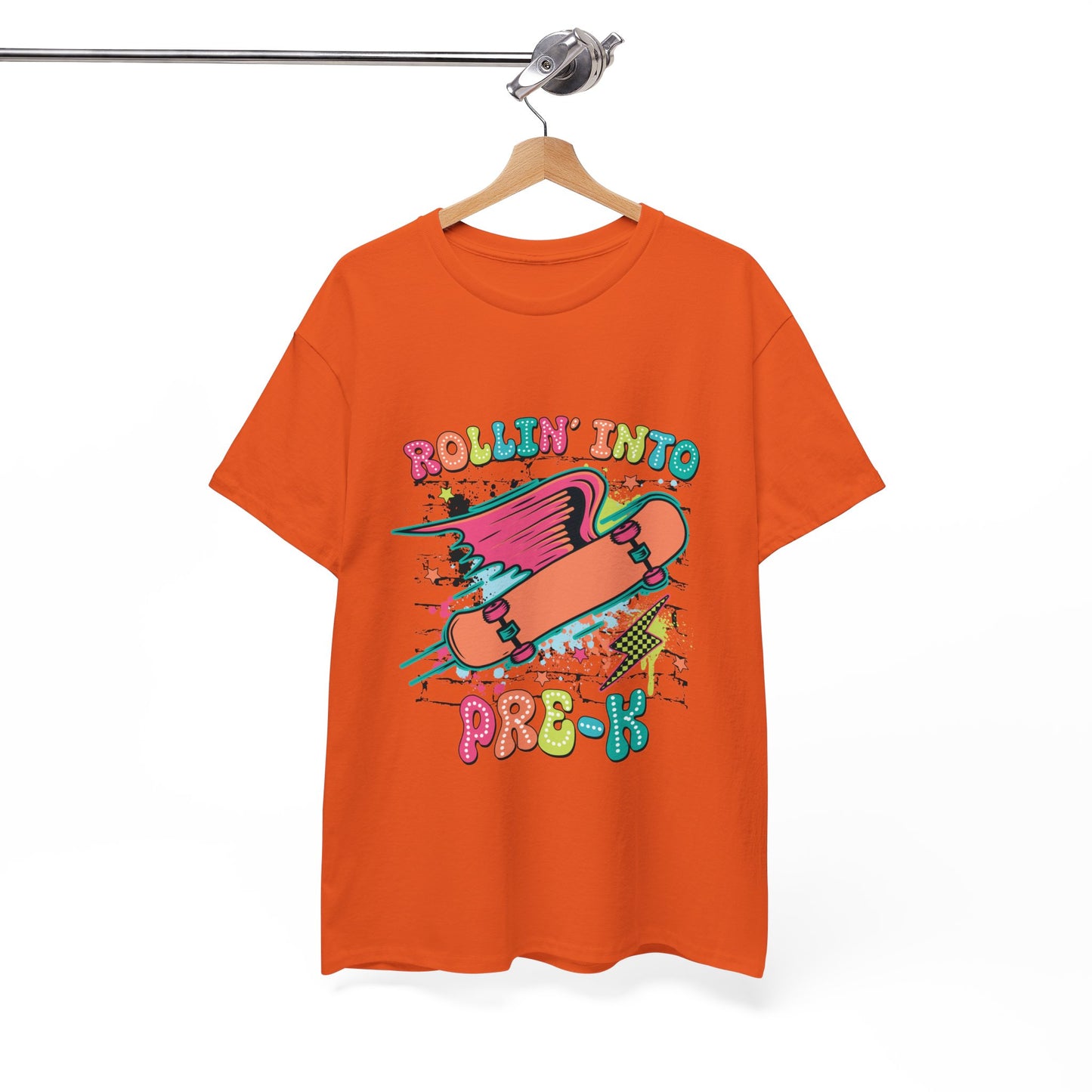 Rockin Into Pre K Unisex Heavy Cotton Tee