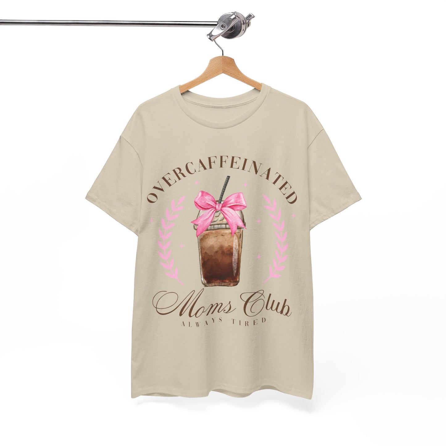 Over-caffeinated Mom Unisex Heavy Cotton Tee