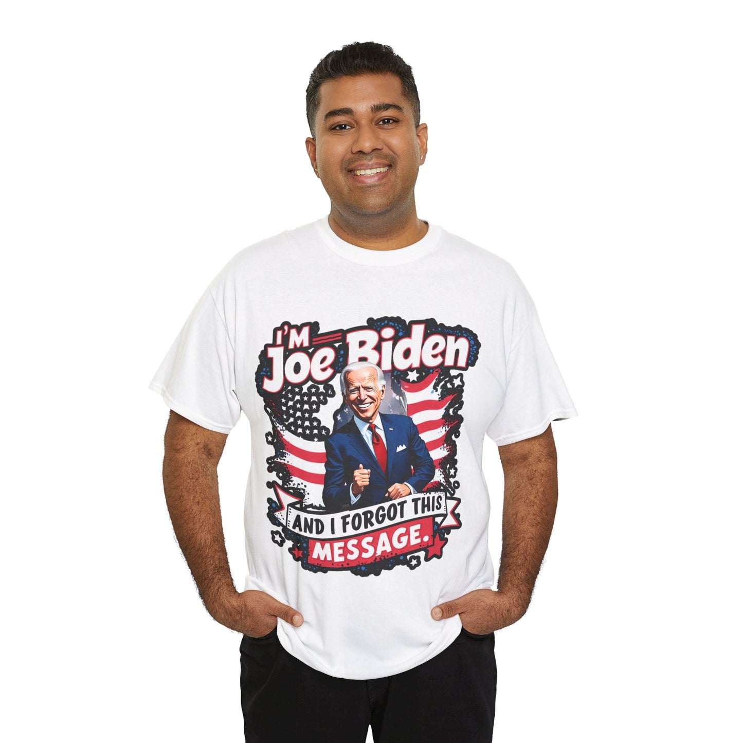 Biden I Forgot Unisex Heavy Cotton Tee