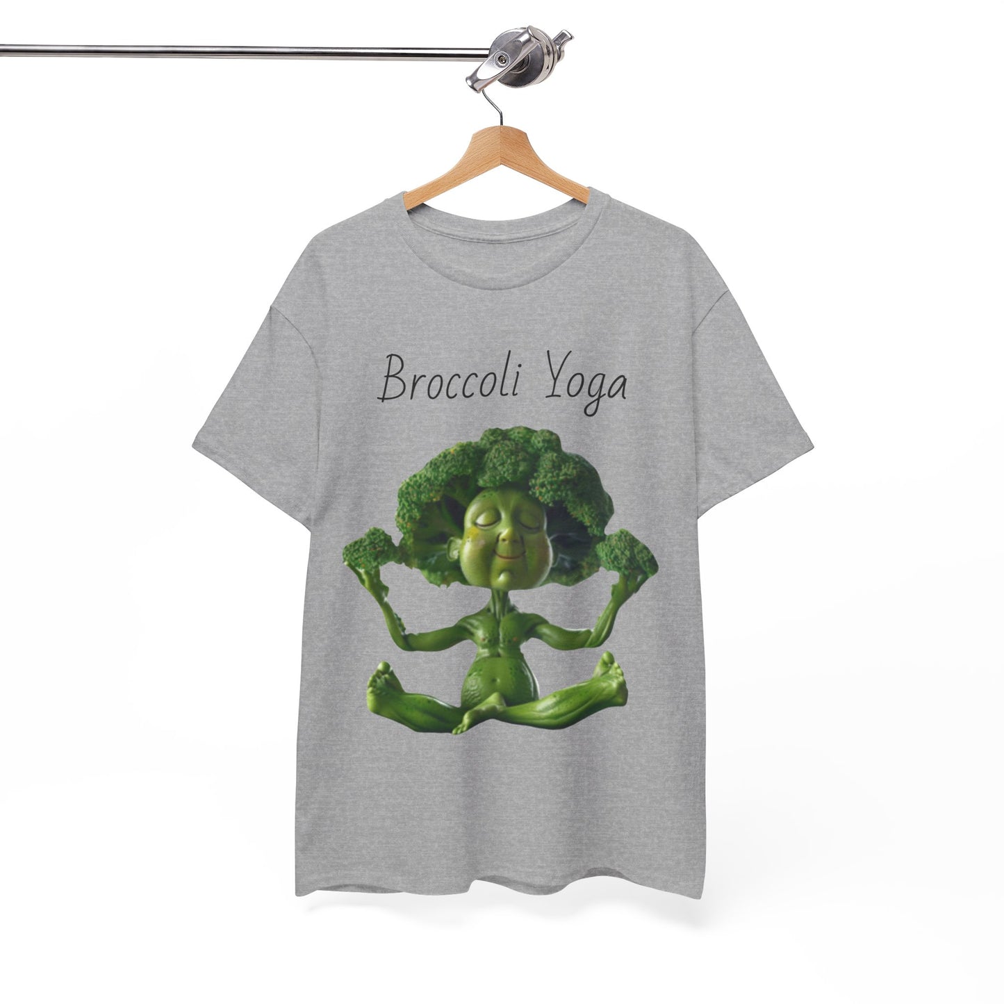 Broccoli Yoga Unisex Heavy Cotton Tee