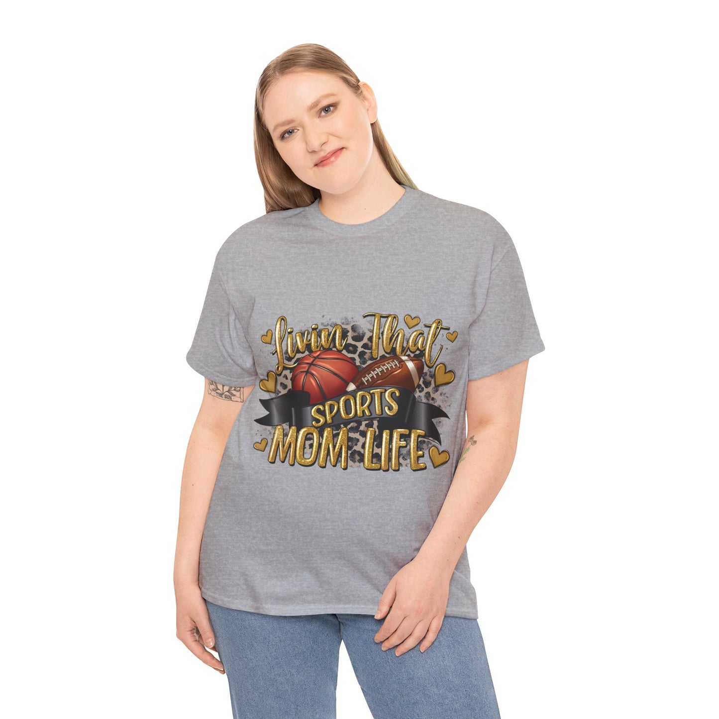 Sports Life Mom Unisex Heavy Cotton Tee