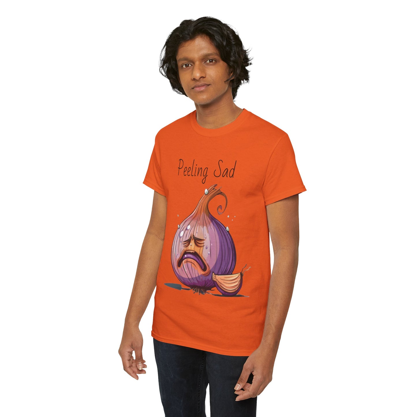 Peeling Sad Unisex Heavy Cotton Tee