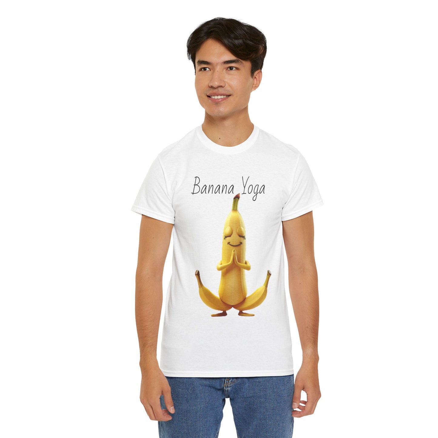 Banana Yoga Unisex Heavy Cotton Tee