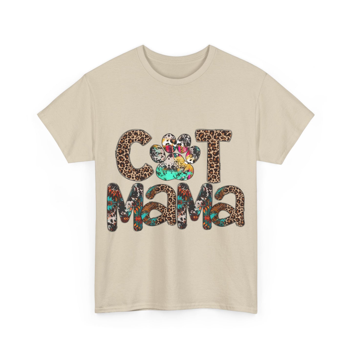 Cat Mama2 Unisex Heavy Cotton Tee