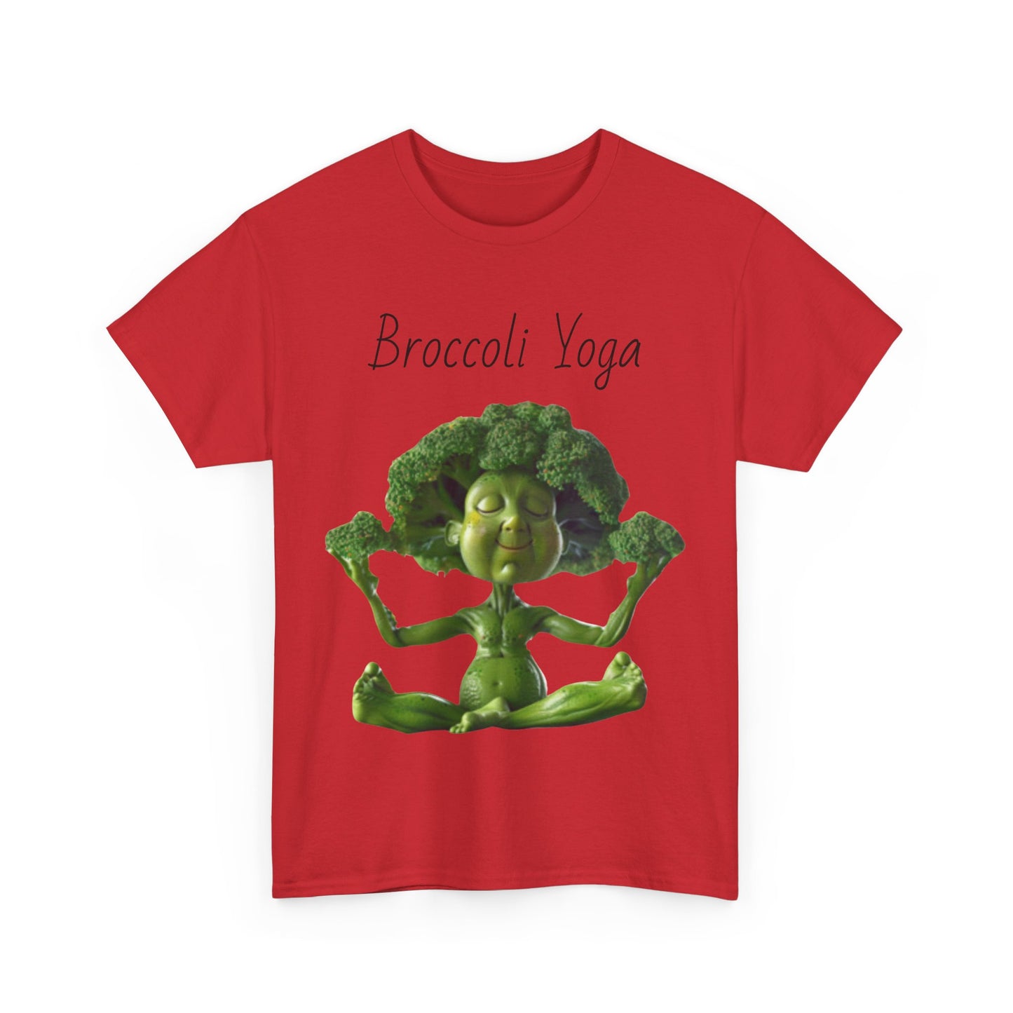 Broccoli Yoga Unisex Heavy Cotton Tee