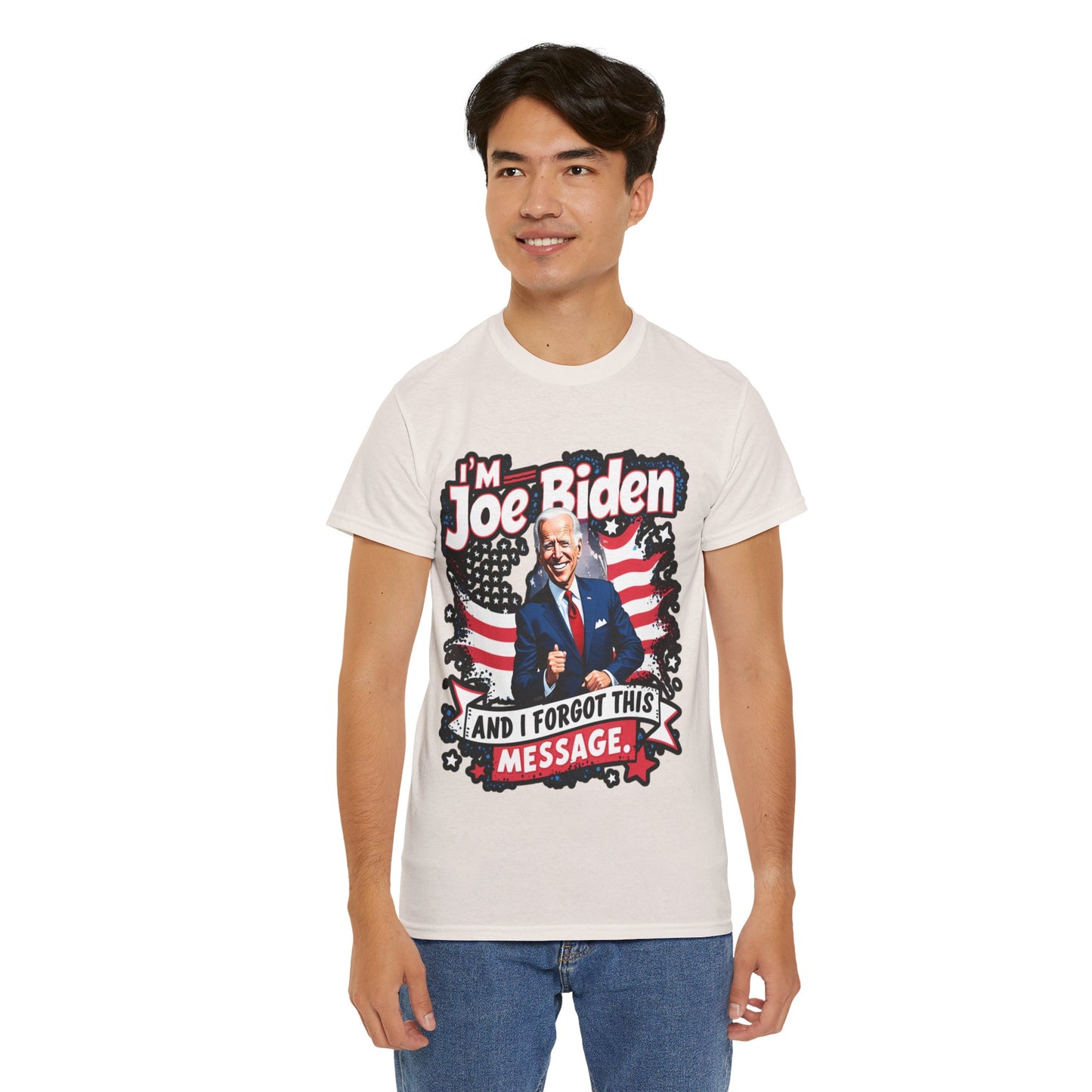 Biden I Forgot Unisex Heavy Cotton Tee