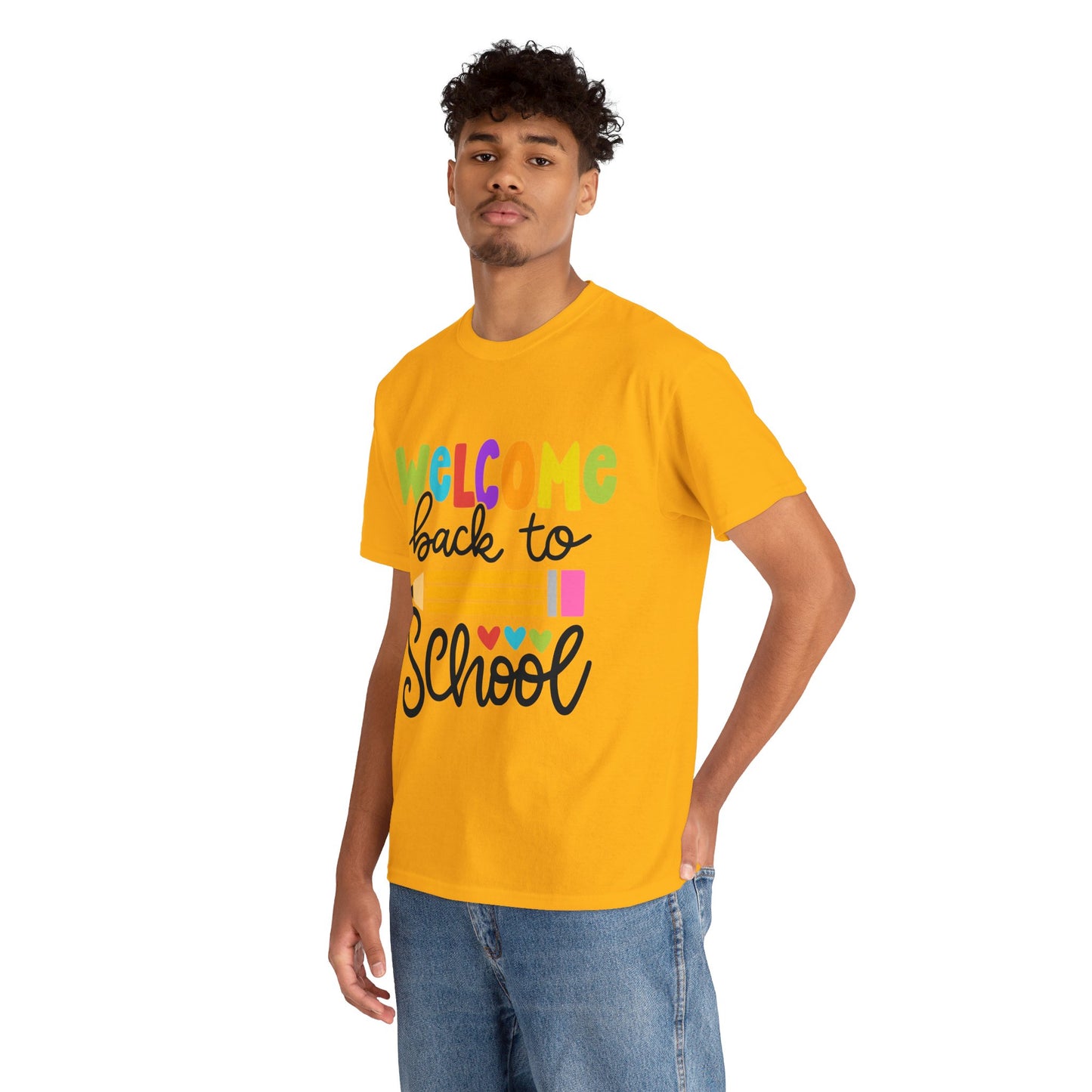 Welcome Back To School Unisex Heavy Cotton Tee