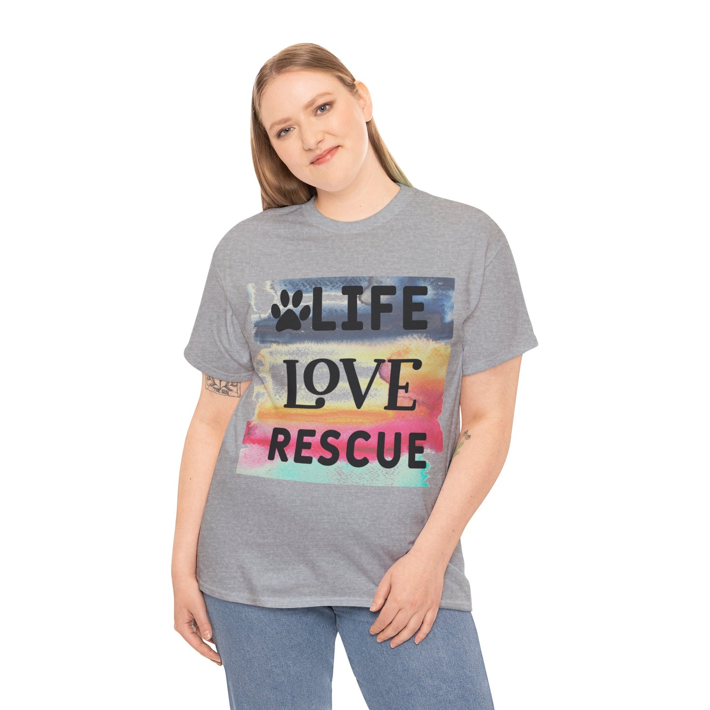 Life Love Rescue Unisex Heavy Cotton Tee