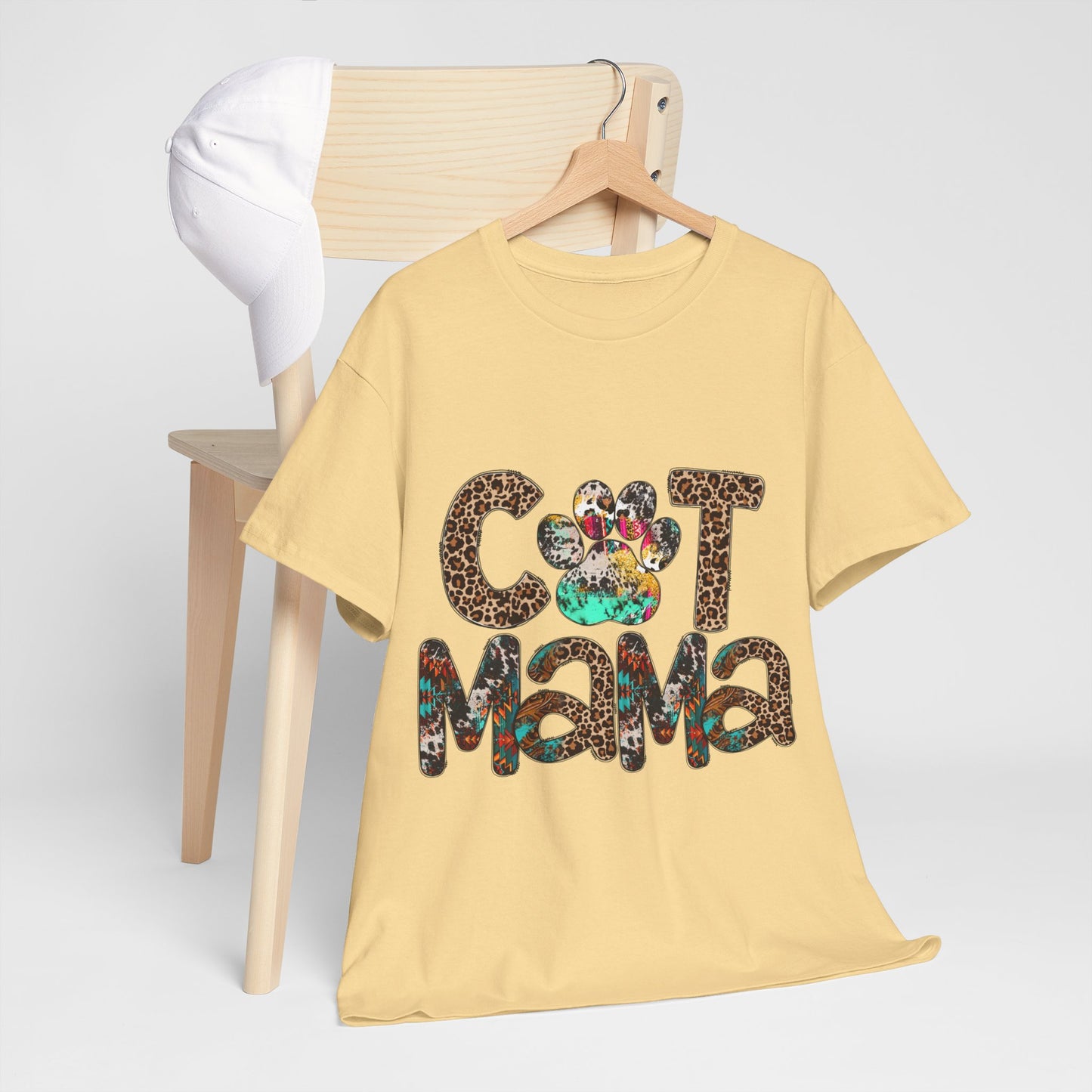 Cat Mama2 Unisex Heavy Cotton Tee