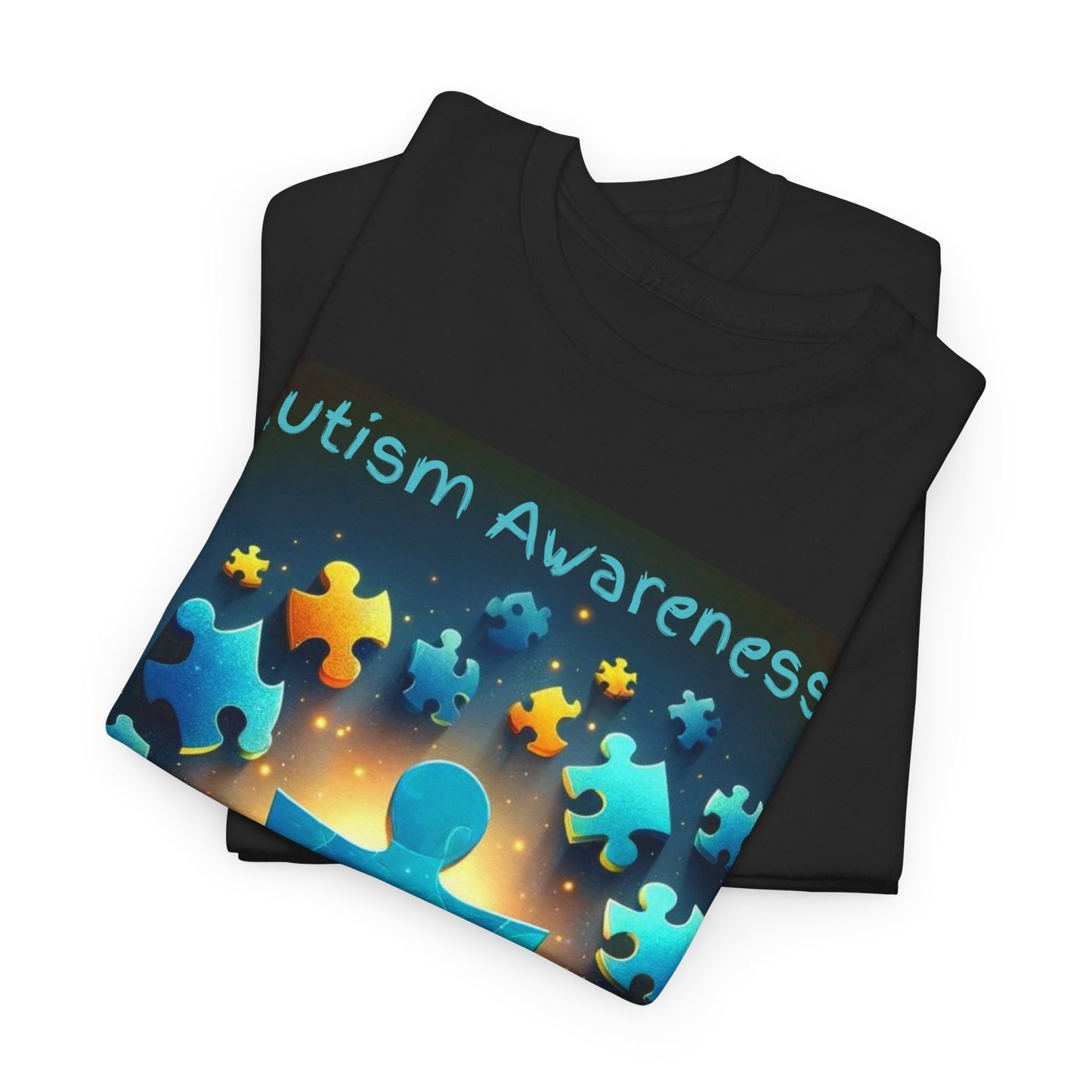 Autism Glow Unisex Heavy Cotton Tee