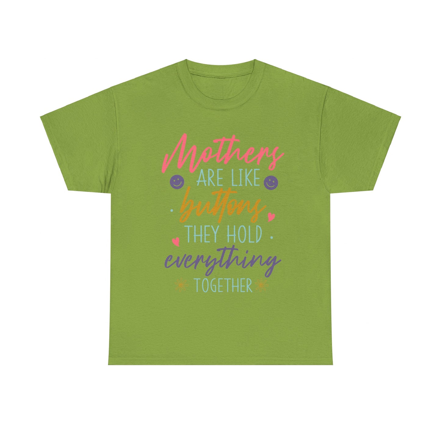 Mothers Are Like Buttons Unisex Heavy Cotton Tee