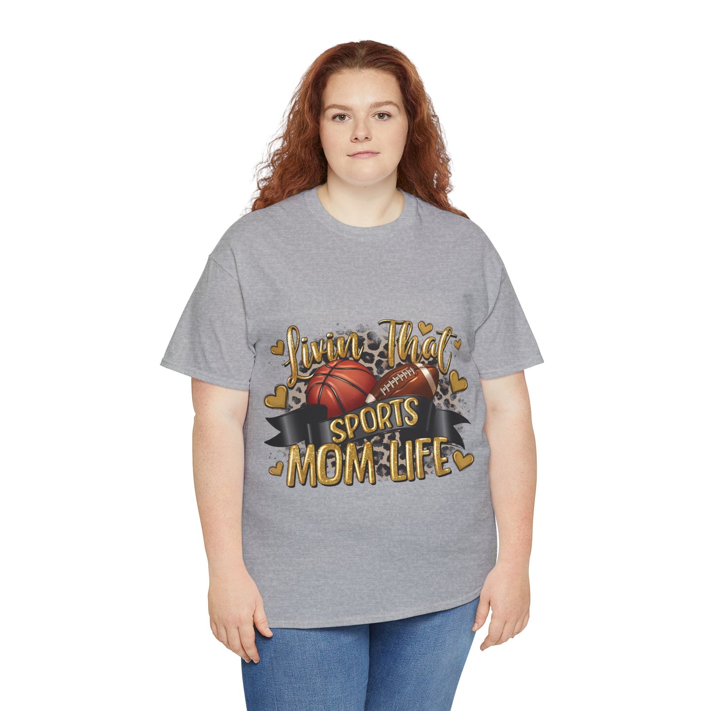 Sports Life Mom Unisex Heavy Cotton Tee