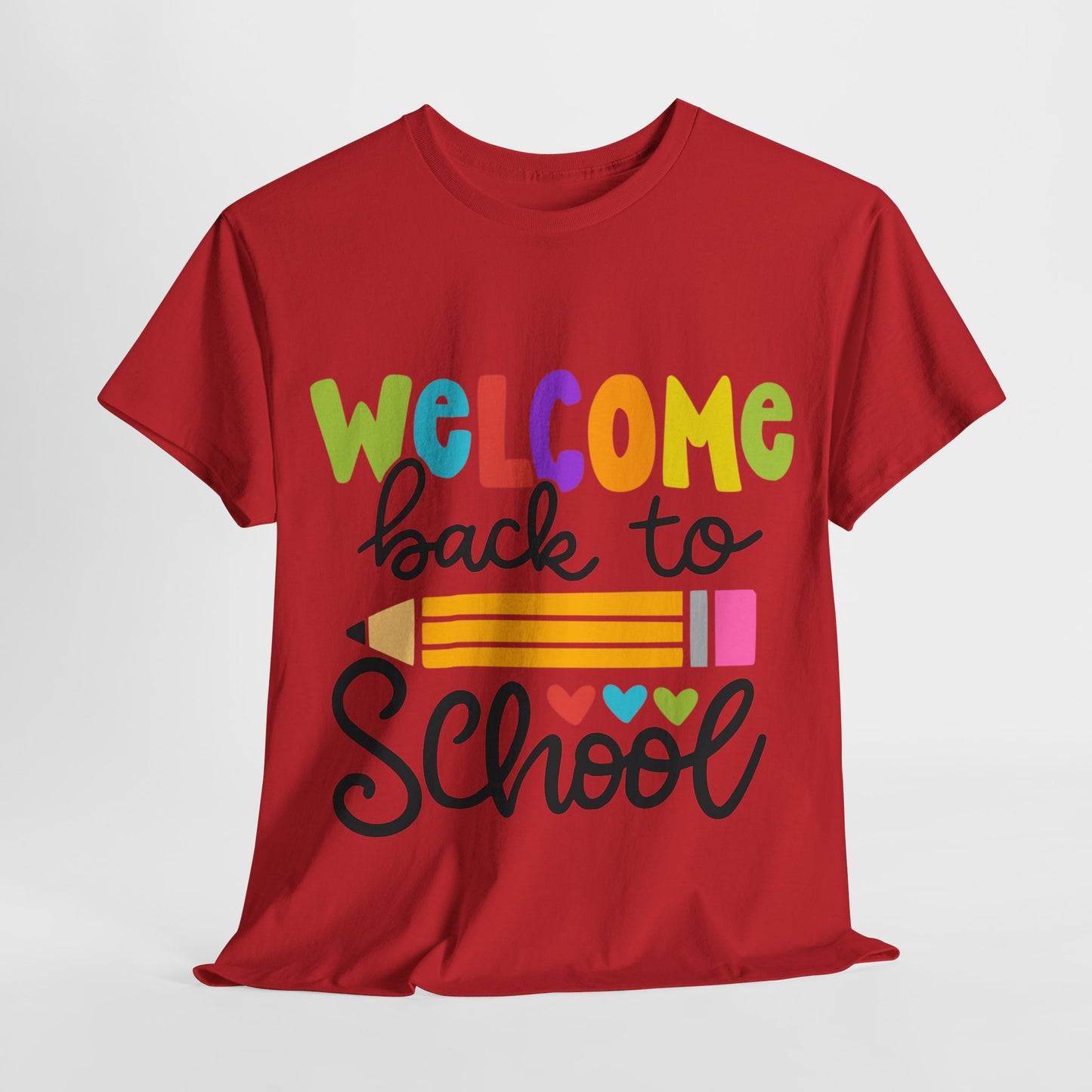 Welcome Back To School Unisex Heavy Cotton Tee