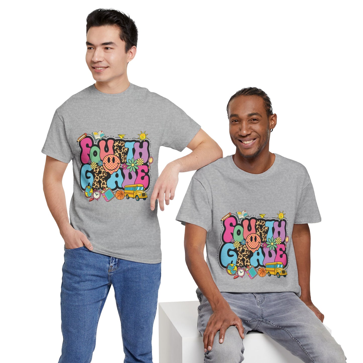 Fourth Grade Unisex Heavy Cotton Tee