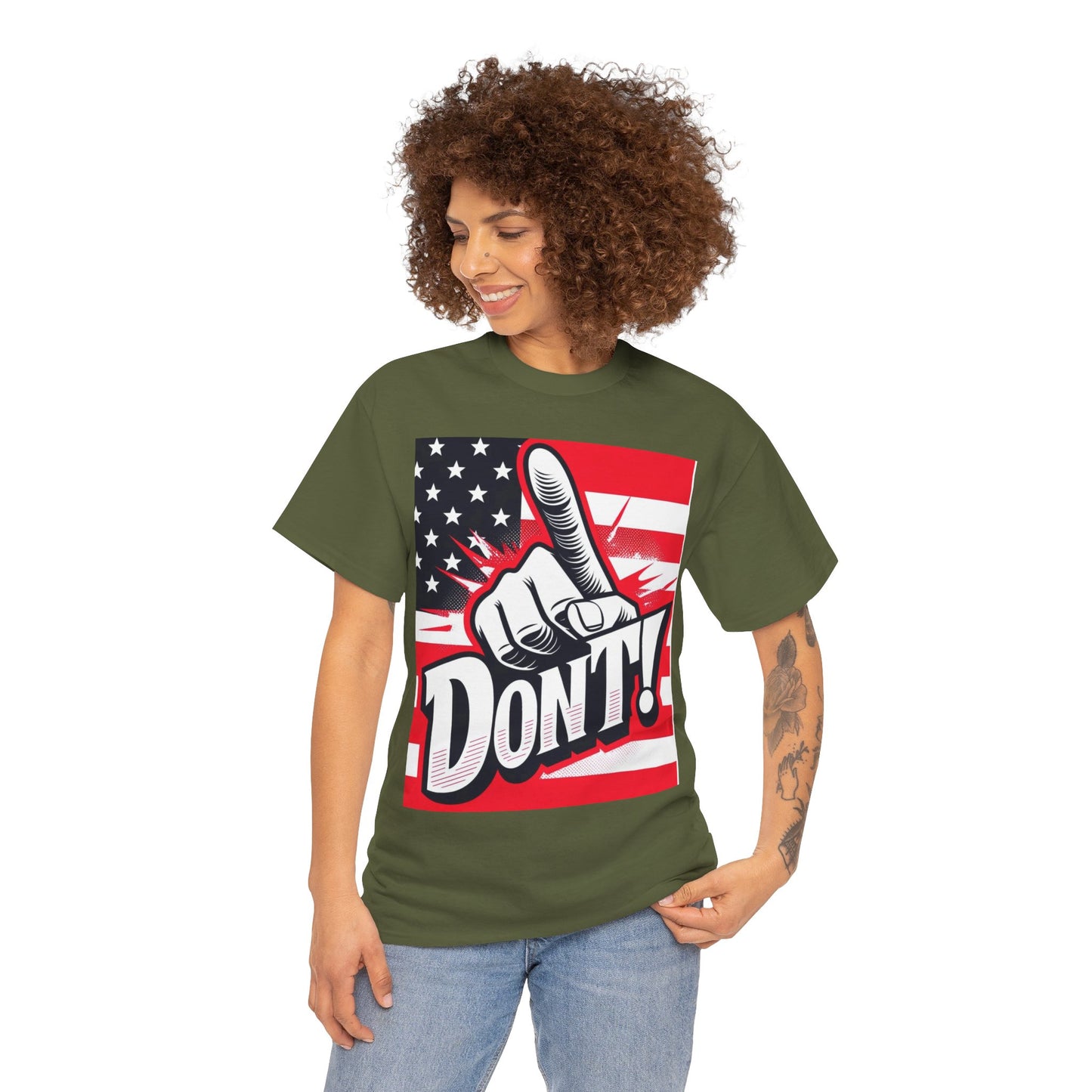 Don't Unisex Heavy Cotton Tee