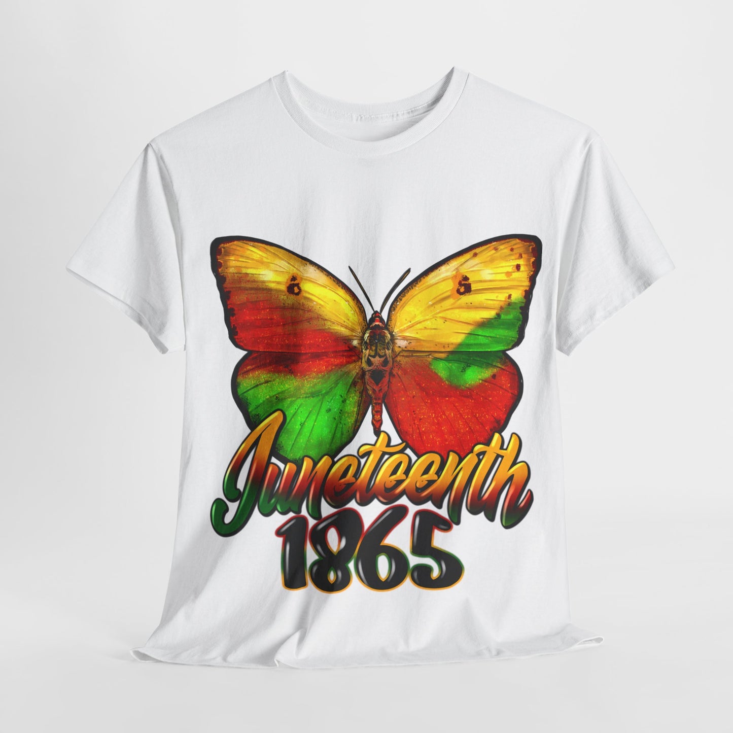 Juneteenth Butterfly Unisex Heavy Cotton Tee