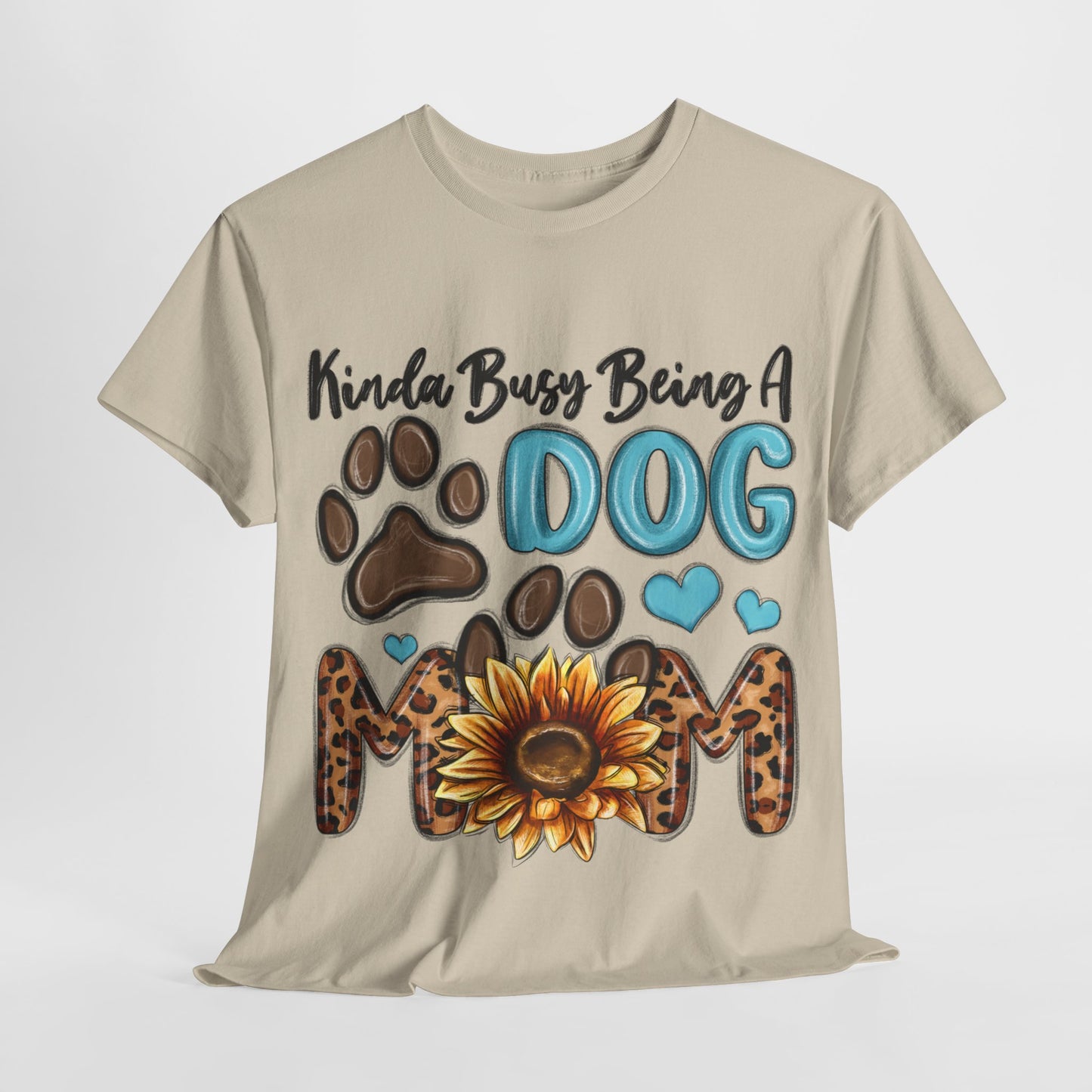 Busy Being A Dog Mom Unisex Heavy Cotton Tee