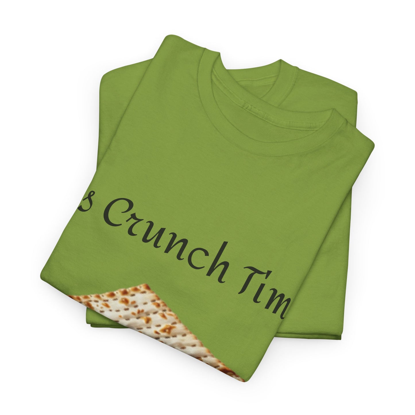 It's Crunch Time Matza Unisex Heavy Cotton Tee