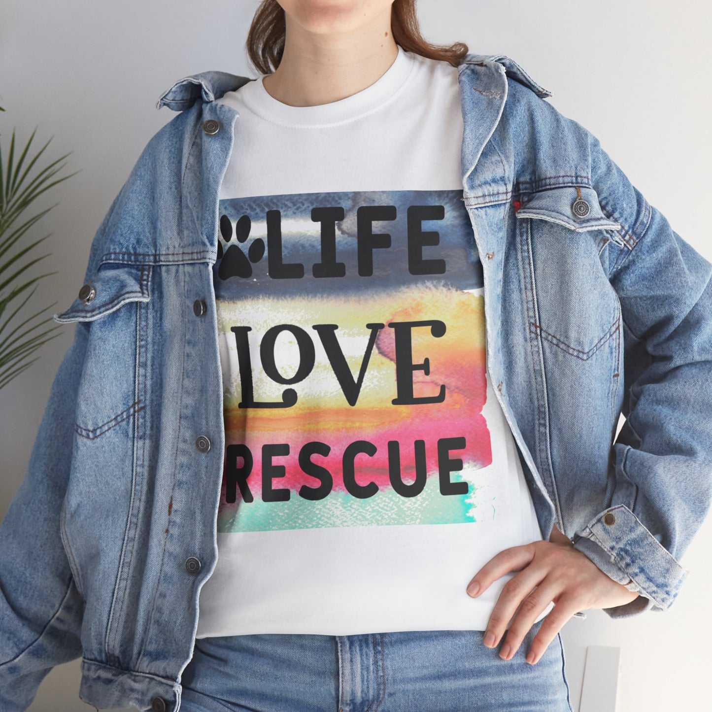 Life Love Rescue Unisex Heavy Cotton Tee