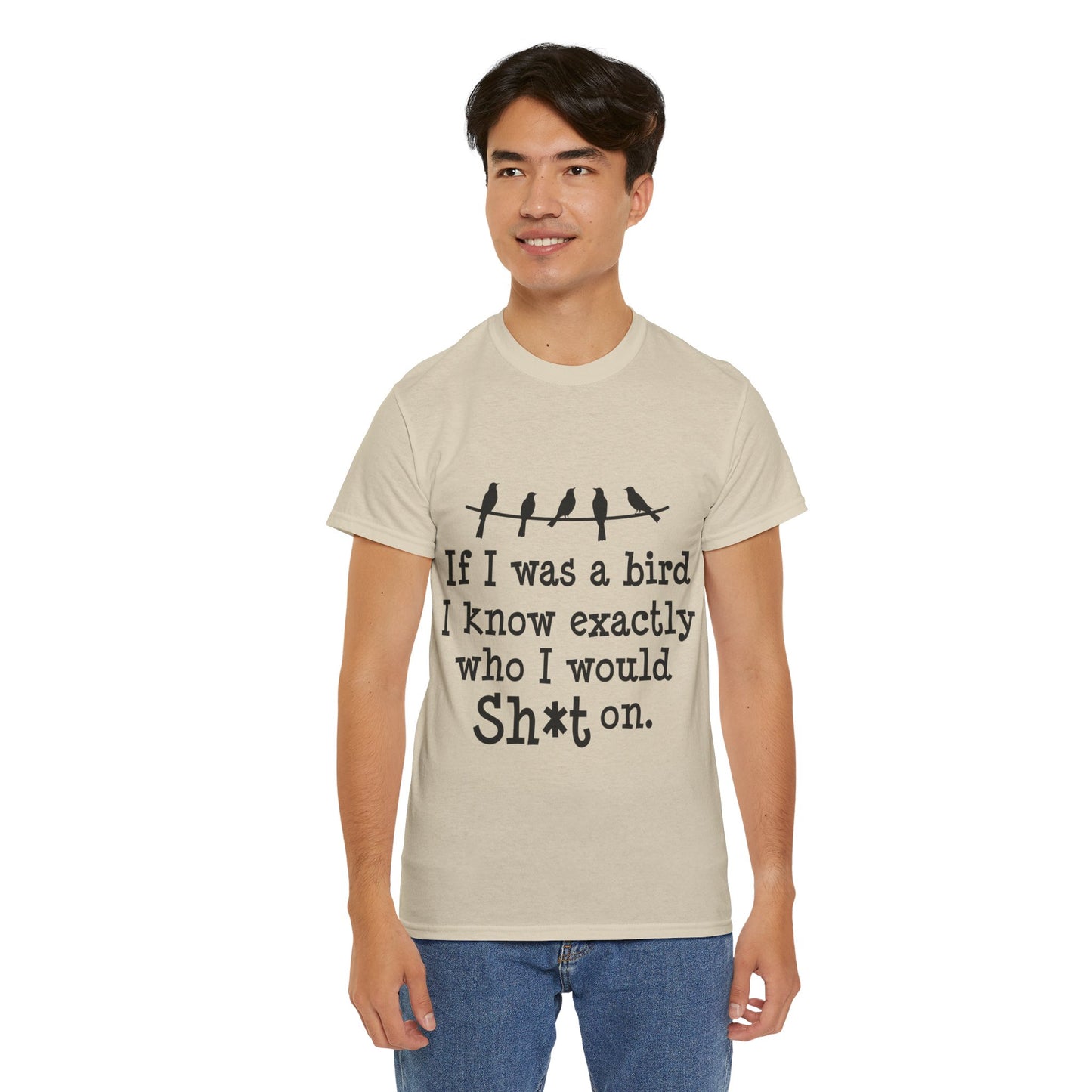 If I Were A Bird Unisex Heavy Cotton Tee