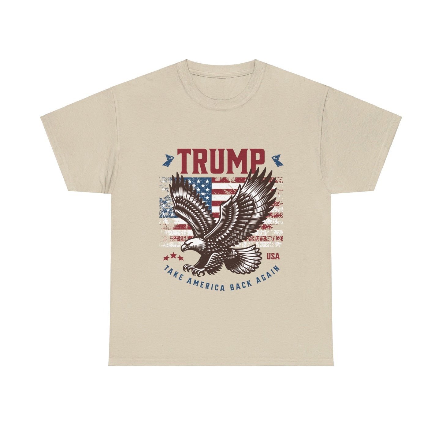 Trump MAGA Eagle Unisex Heavy Cotton Tee