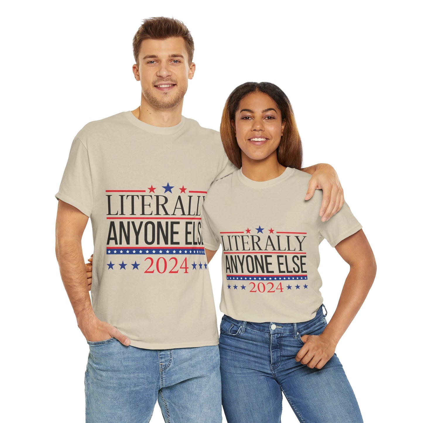 Anyone Else 2024 Unisex Heavy Cotton Tee