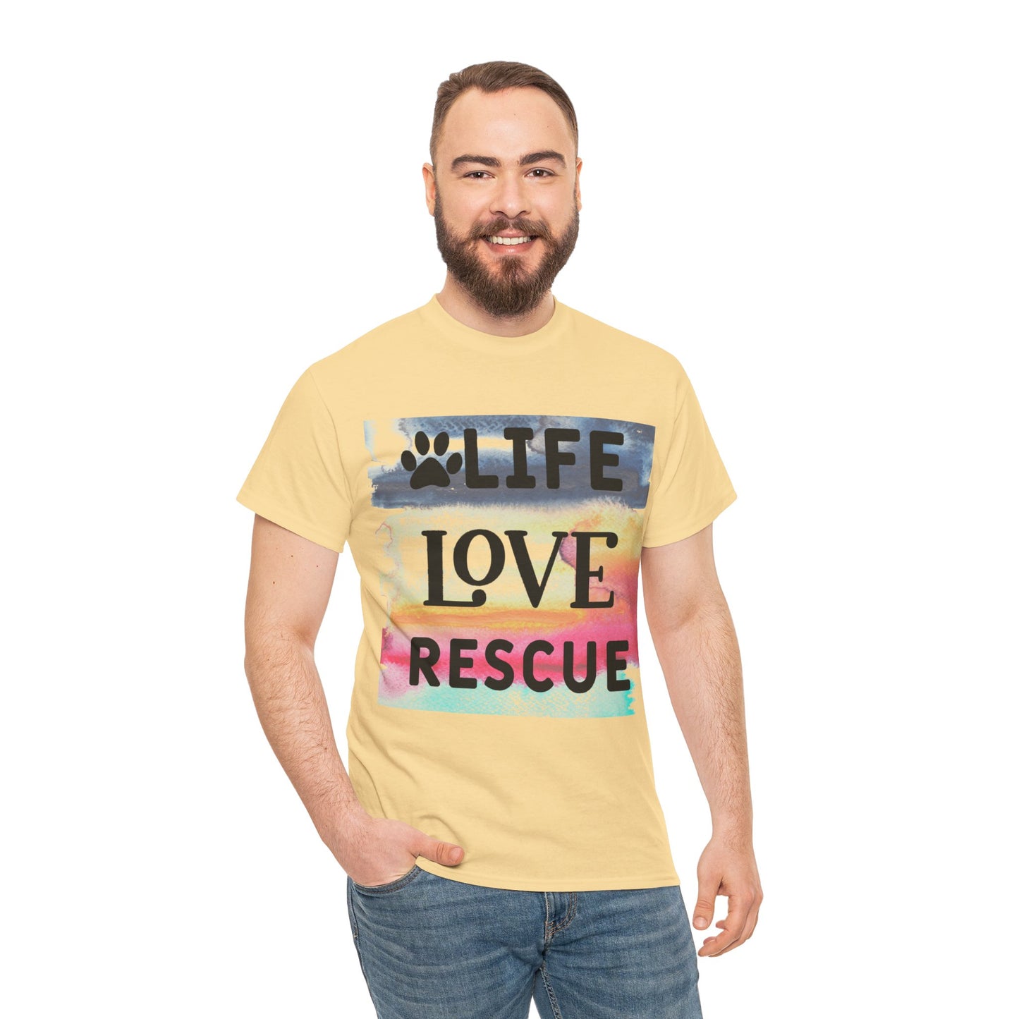 Life Love Rescue Unisex Heavy Cotton Tee