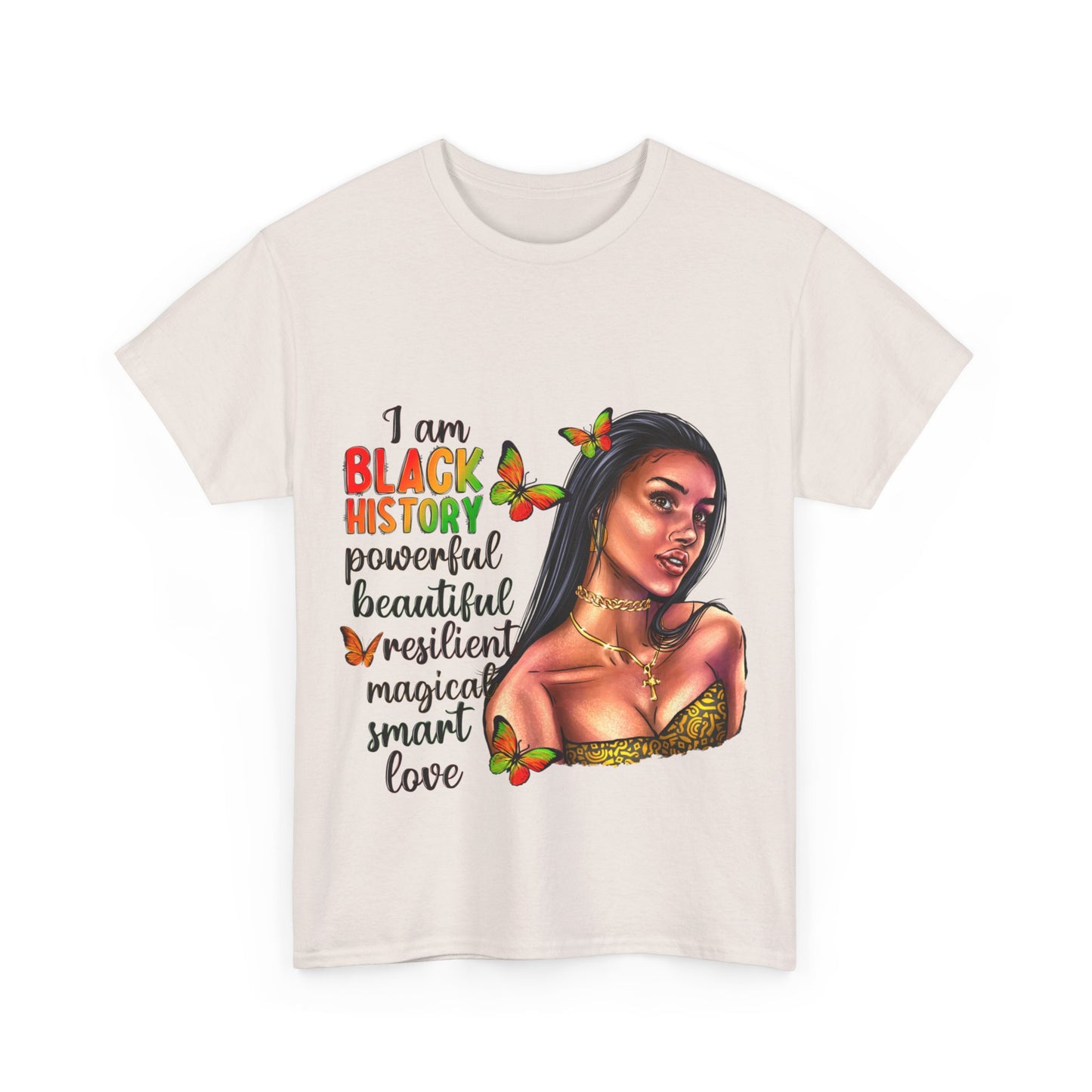 I Am Black History Unisex Heavy Cotton Tee