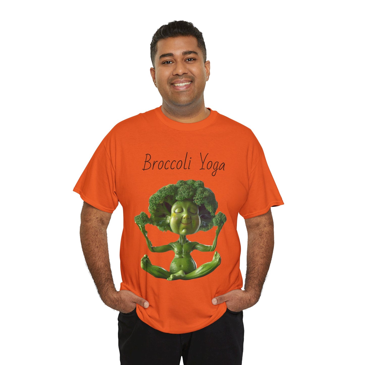 Broccoli Yoga Unisex Heavy Cotton Tee