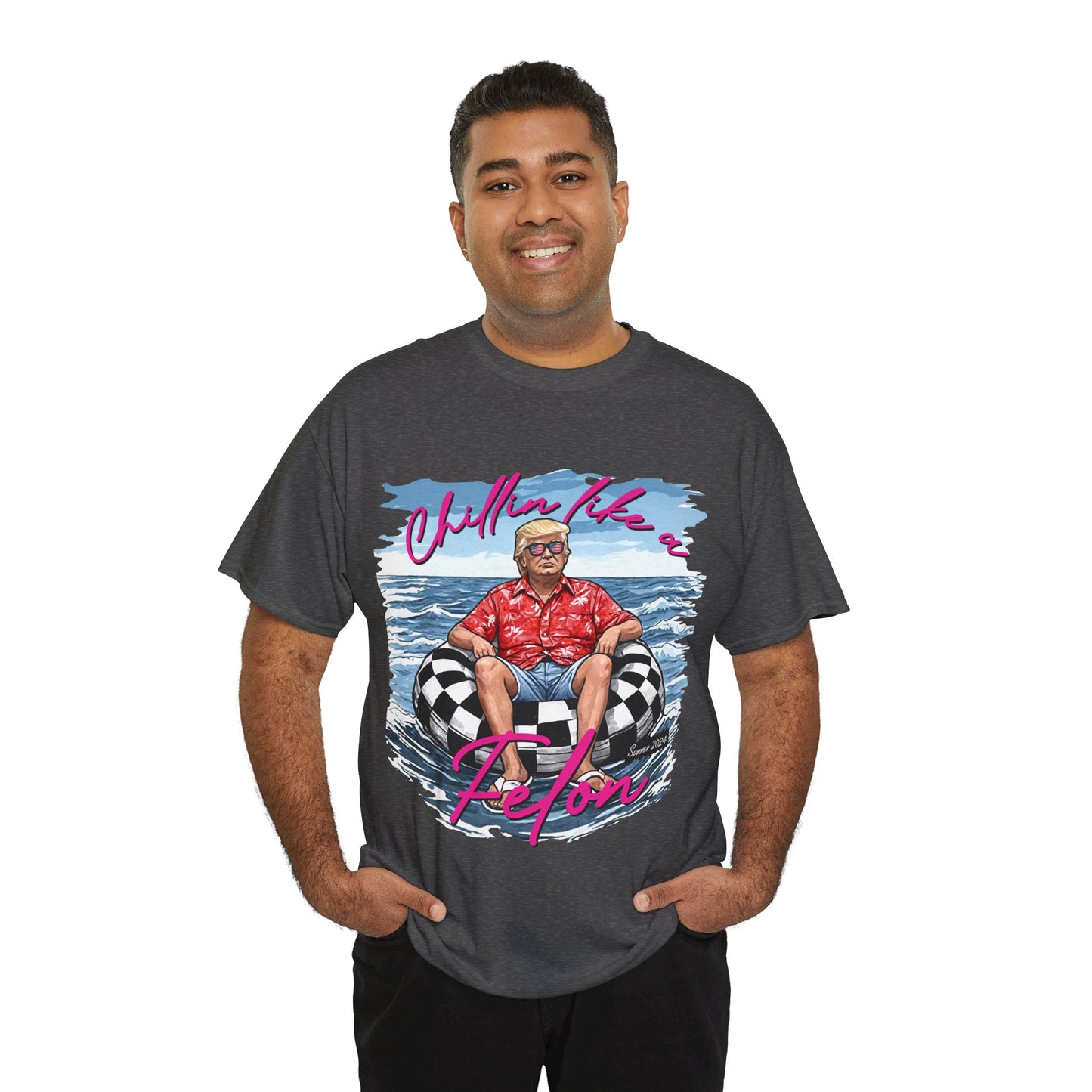 Trump Chillin' Unisex Heavy Cotton Tee