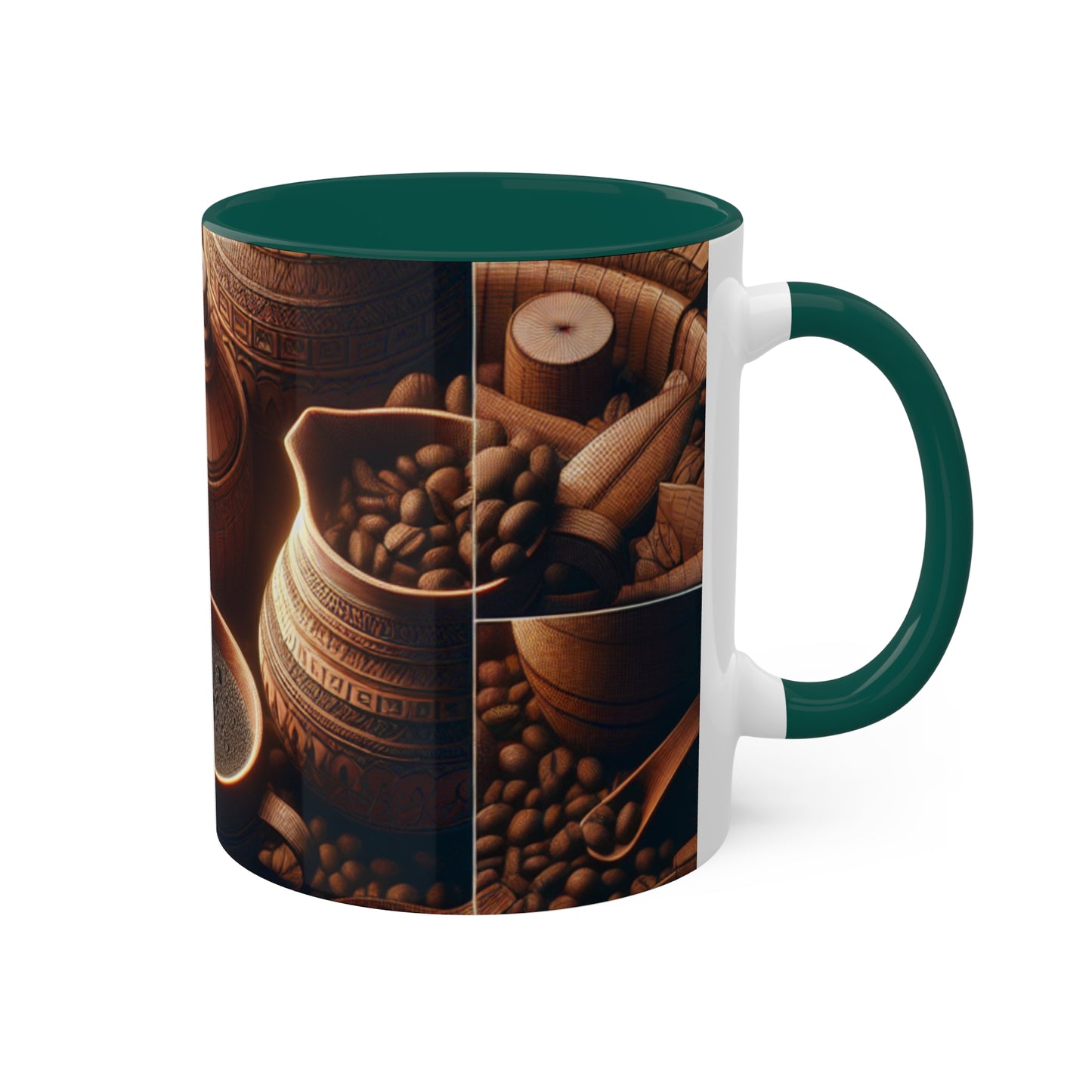 Coffee Lover's Colorful Mugs, 11oz