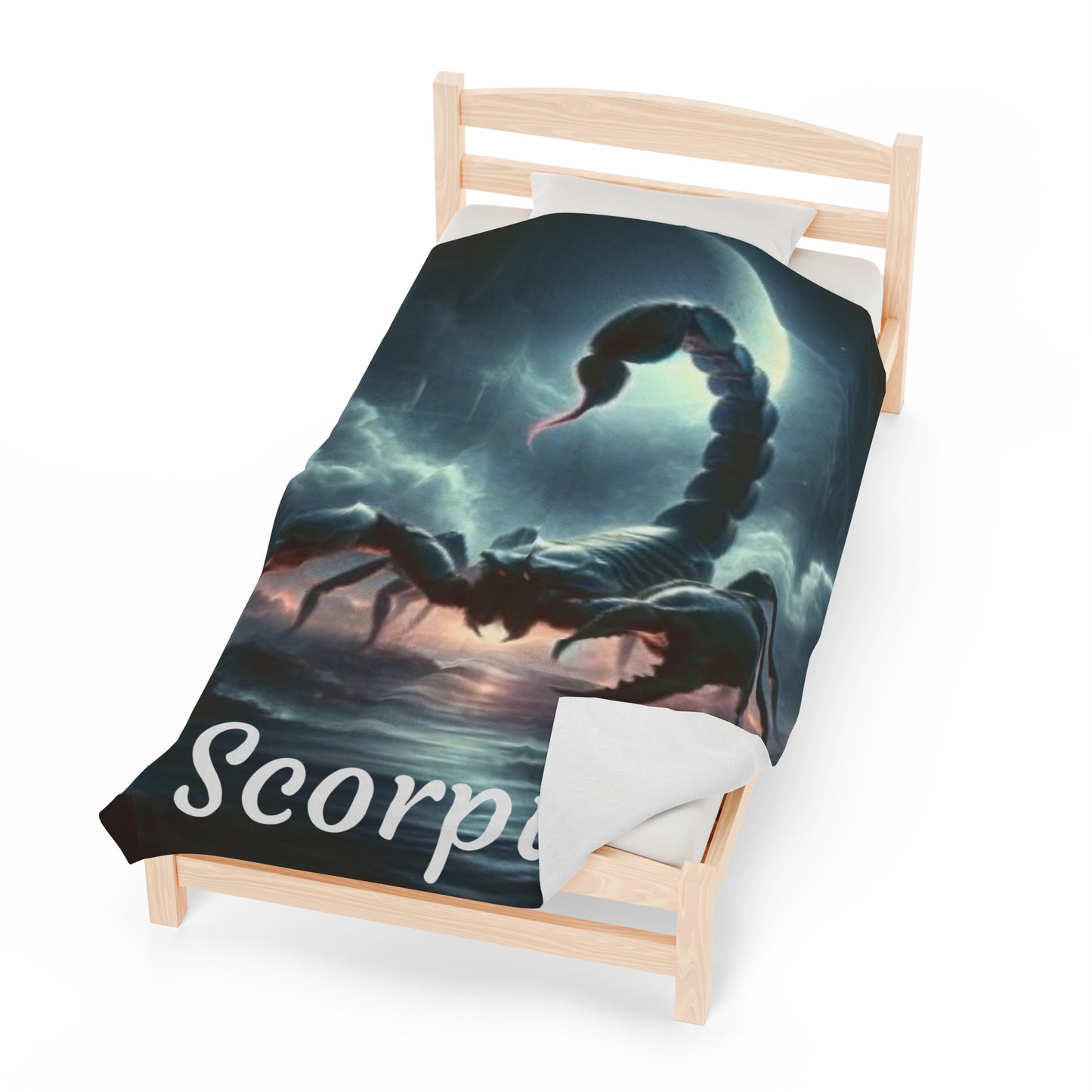 Scorpio Zodiac Sign Velveteen Plush Blanket