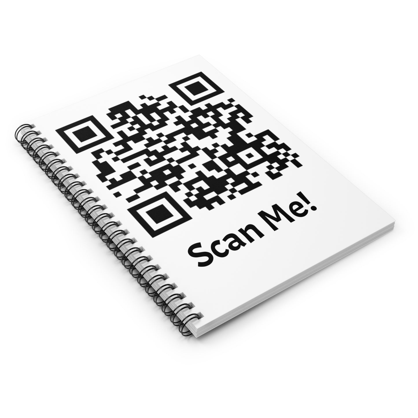 Scan Me Spiral Notebook - Ruled Line