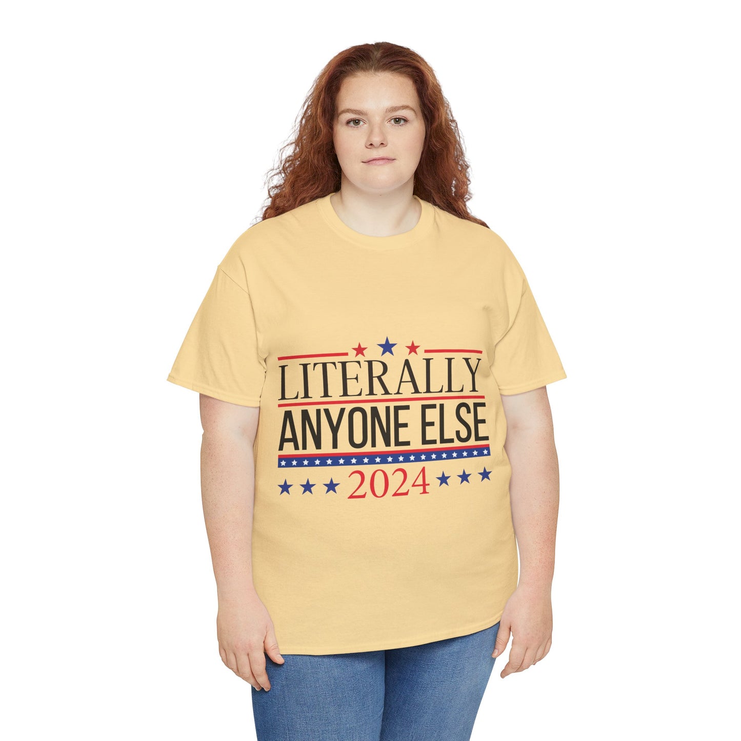 Anyone Else 2024 Unisex Heavy Cotton Tee