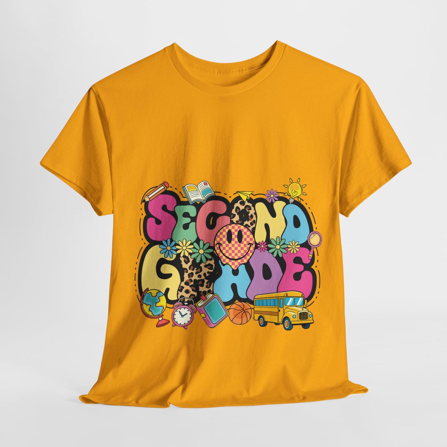 Second Grade Unisex Heavy Cotton Tee