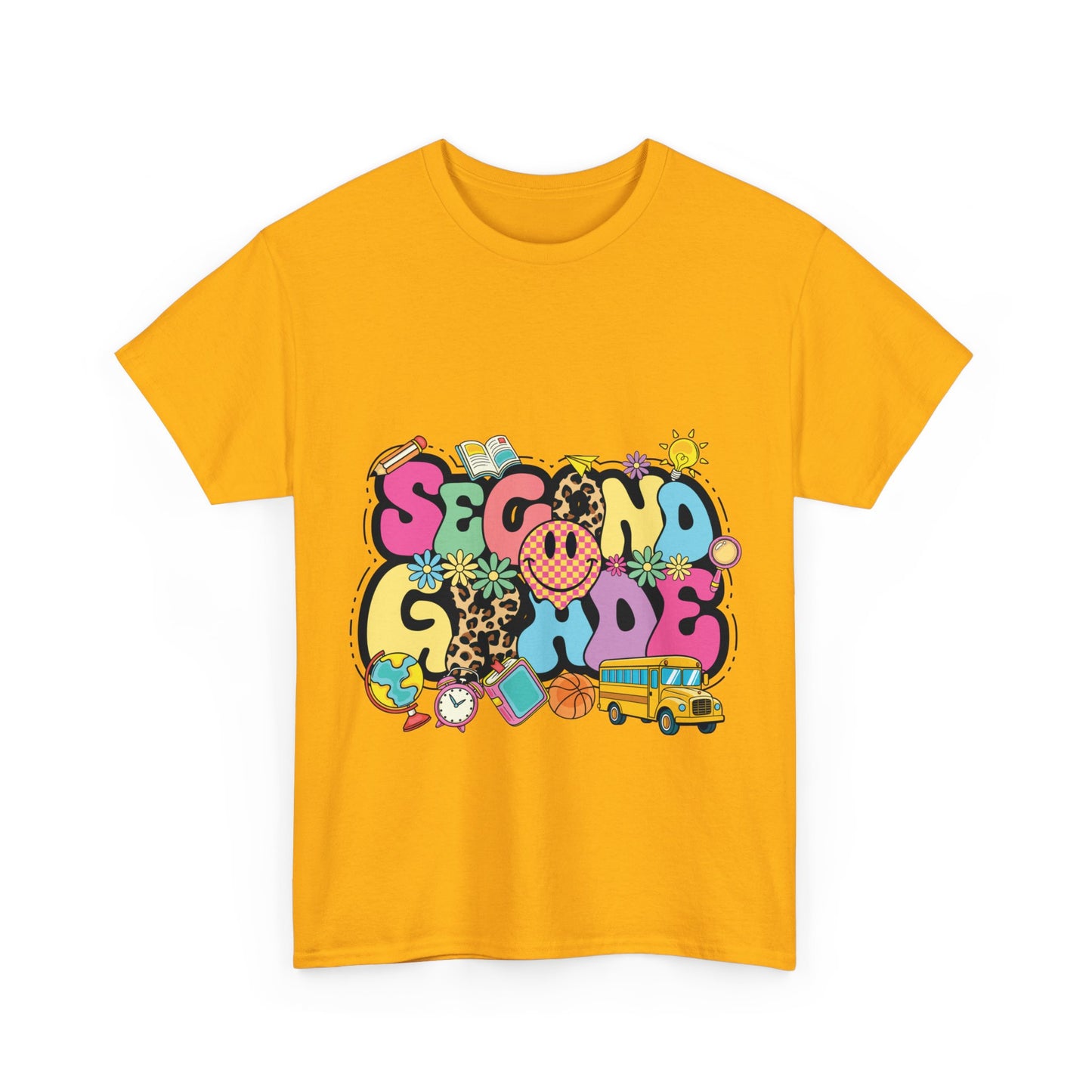 Second Grade Unisex Heavy Cotton Tee