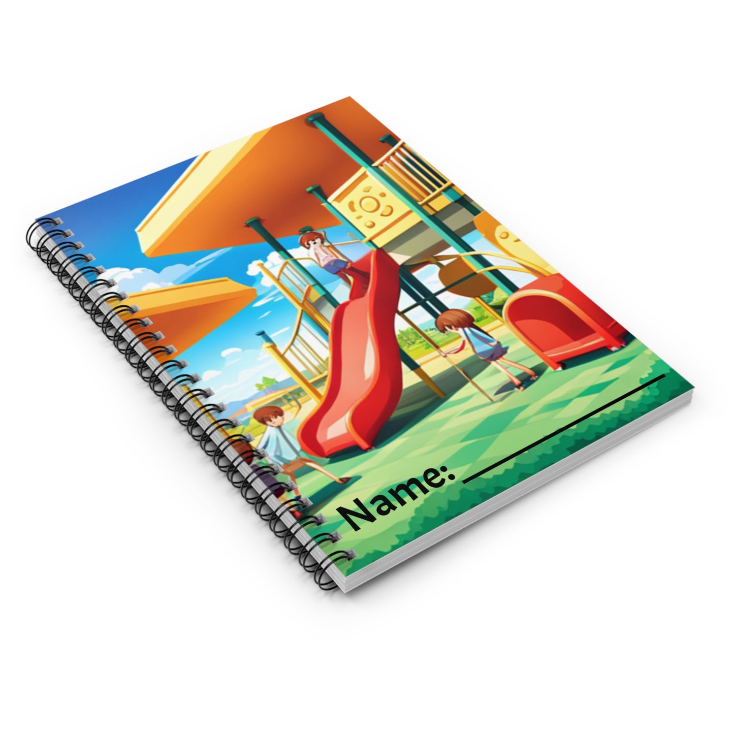 Anime Playground Spiral Notebook - Ruled Line