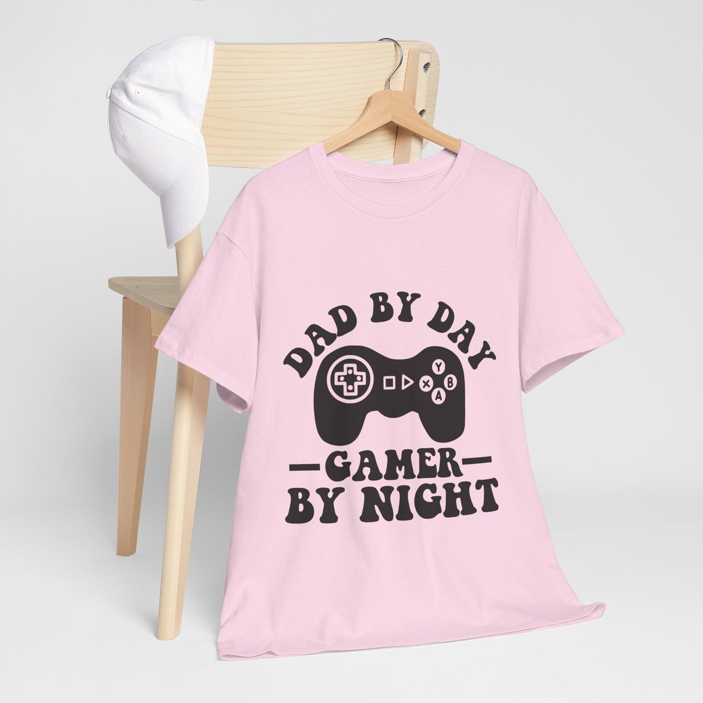 Gamer By Night Unisex Heavy Cotton Tee