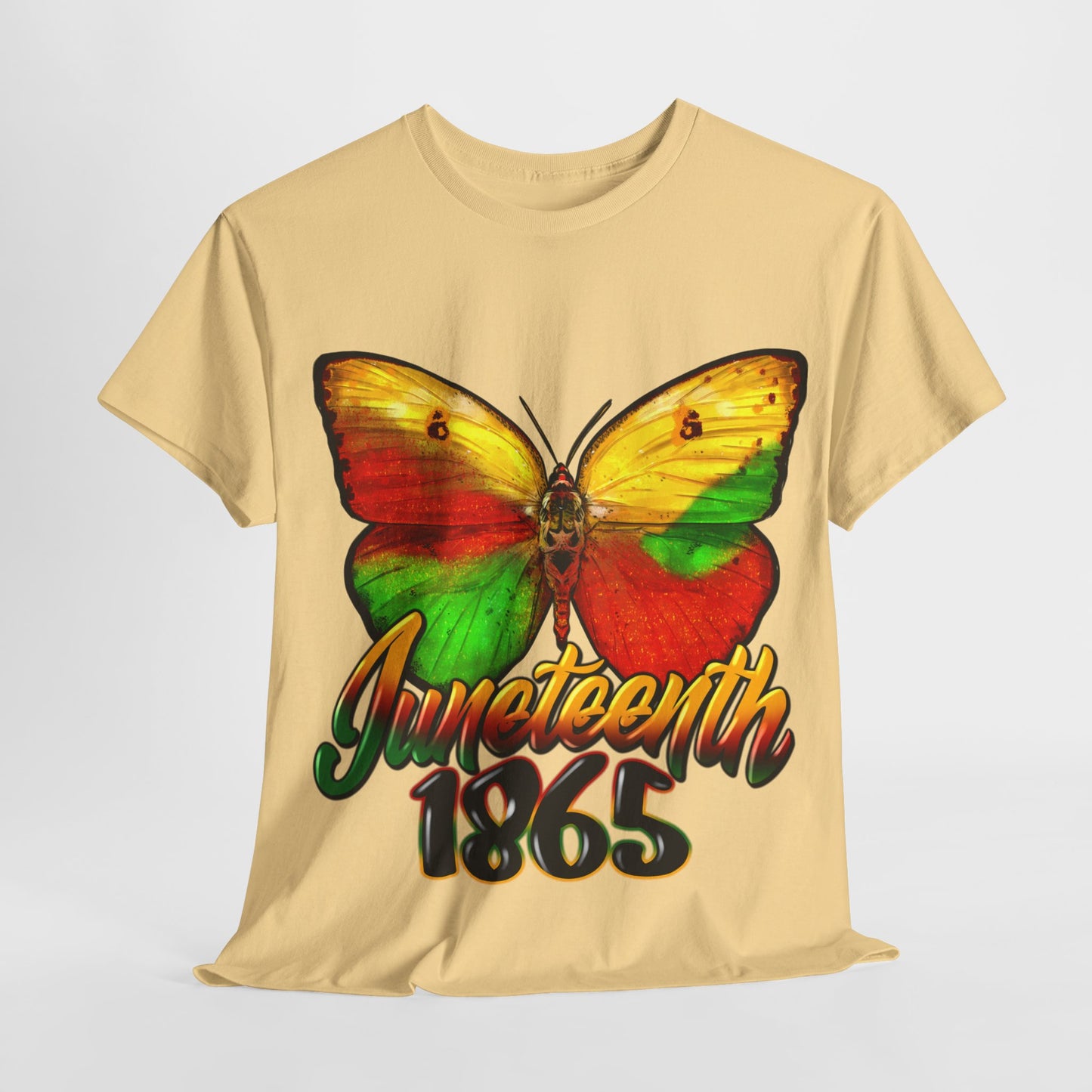 Juneteenth Butterfly Unisex Heavy Cotton Tee