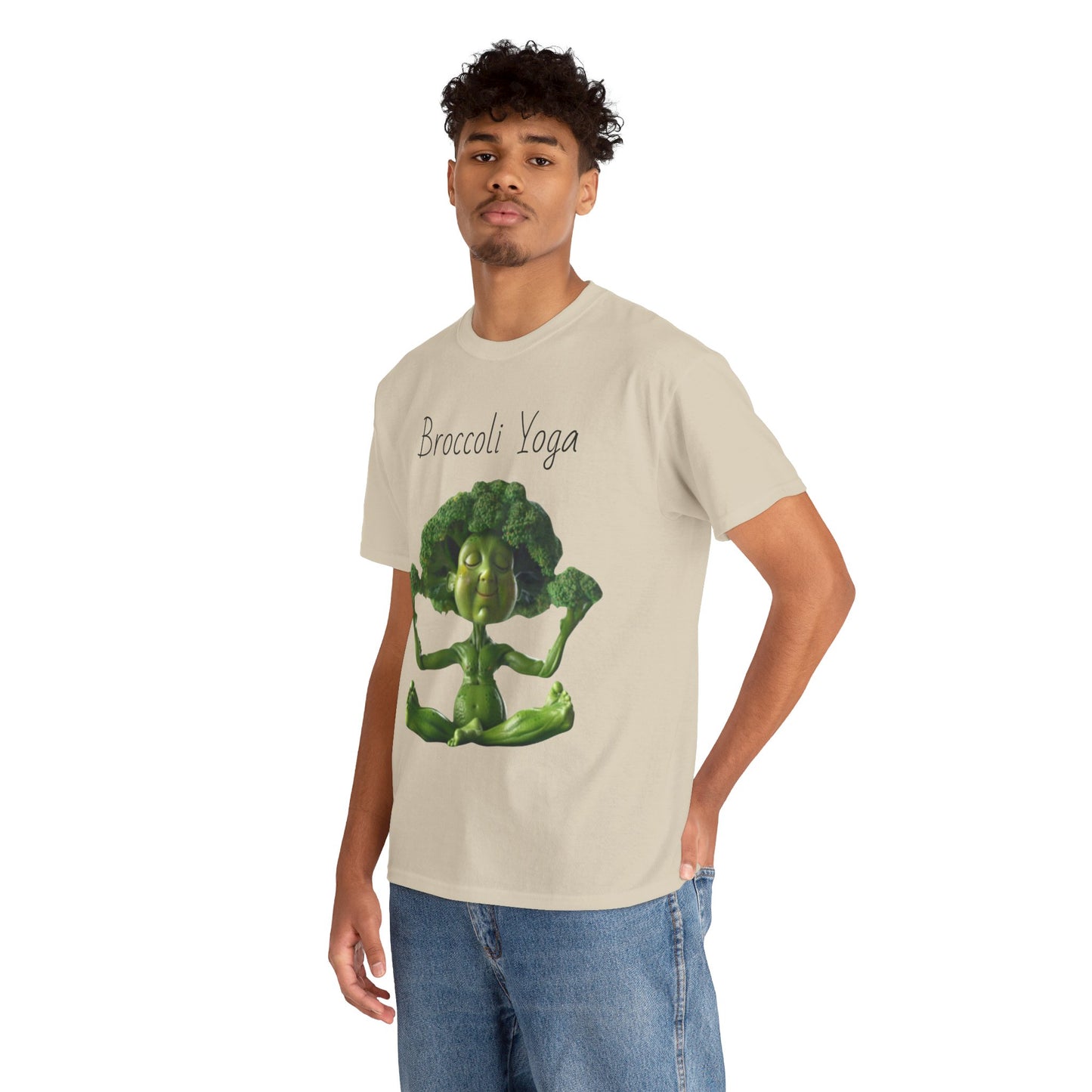 Broccoli Yoga Unisex Heavy Cotton Tee