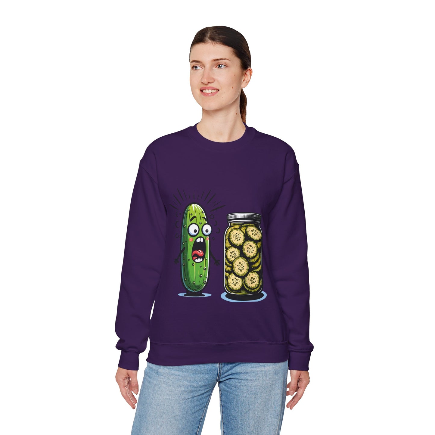 Terrified Pickle Unisex Heavy Blend™ Crewneck Sweatshirt