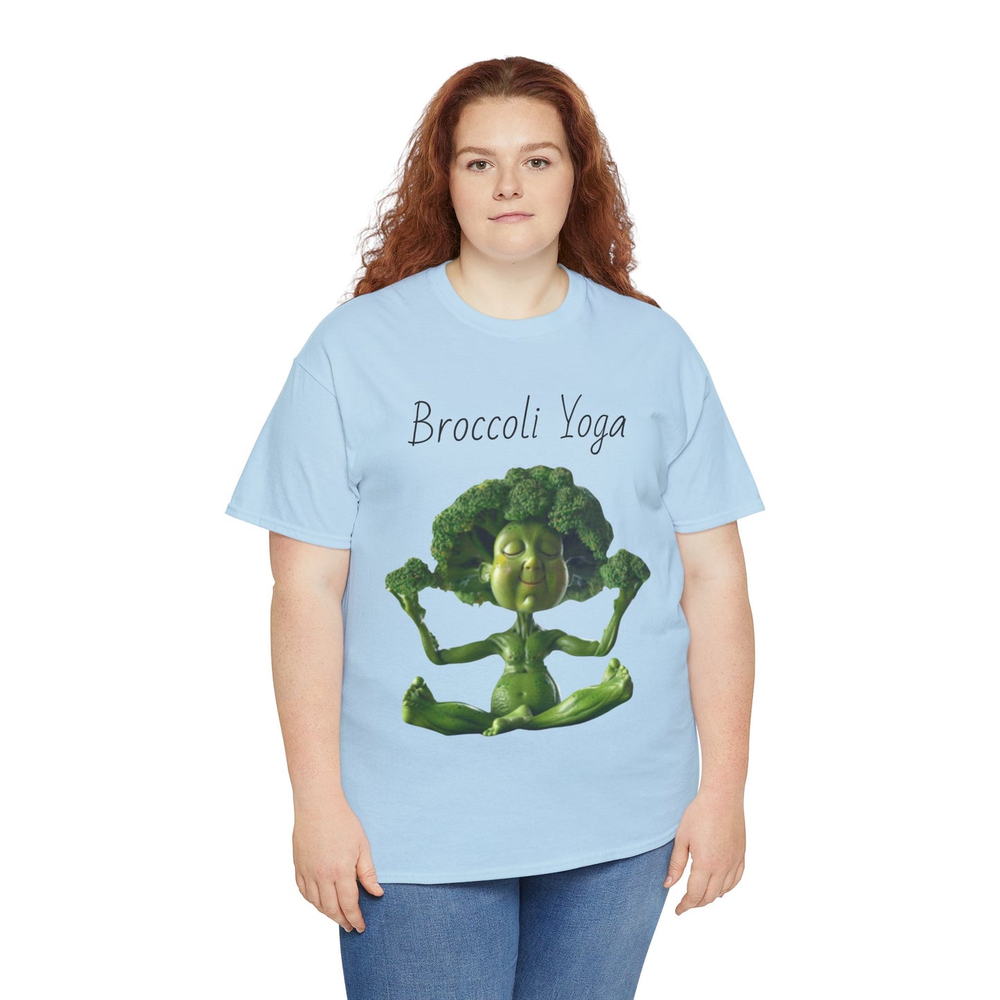 Broccoli Yoga Unisex Heavy Cotton Tee