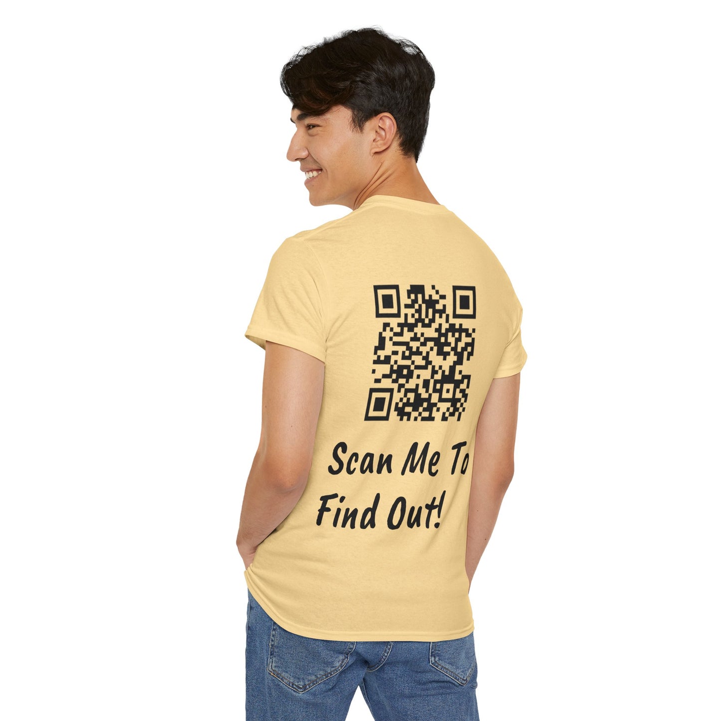 QR Code Unisex Heavy Cotton Tee