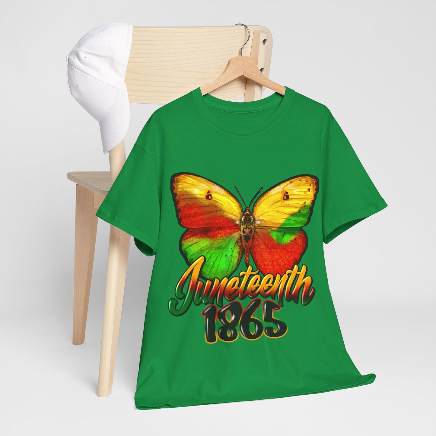 Juneteenth Butterfly Unisex Heavy Cotton Tee