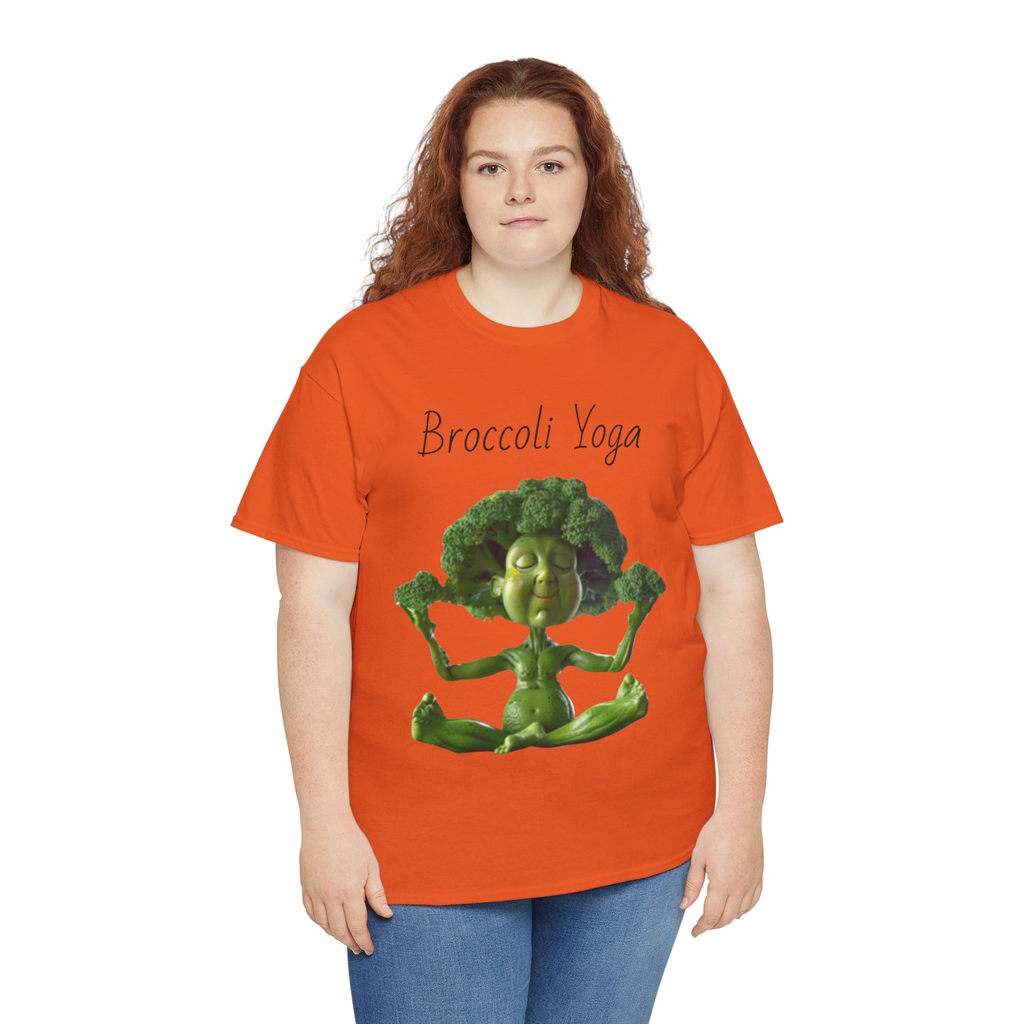 Broccoli Yoga Unisex Heavy Cotton Tee