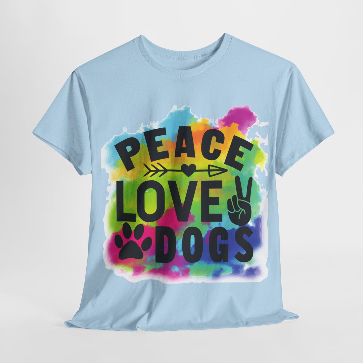 Peace Love Dogs Unisex Heavy Cotton Tee