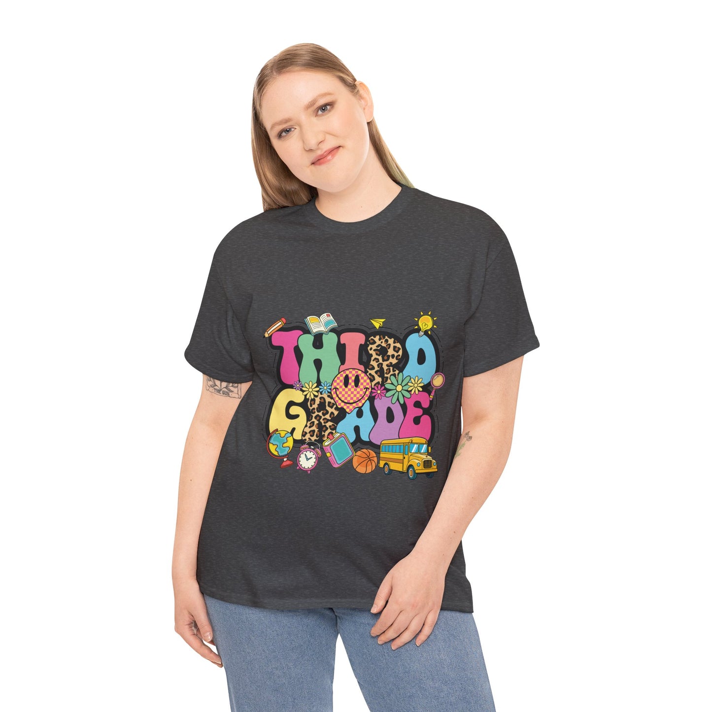 Third Grade Unisex Heavy Cotton Tee