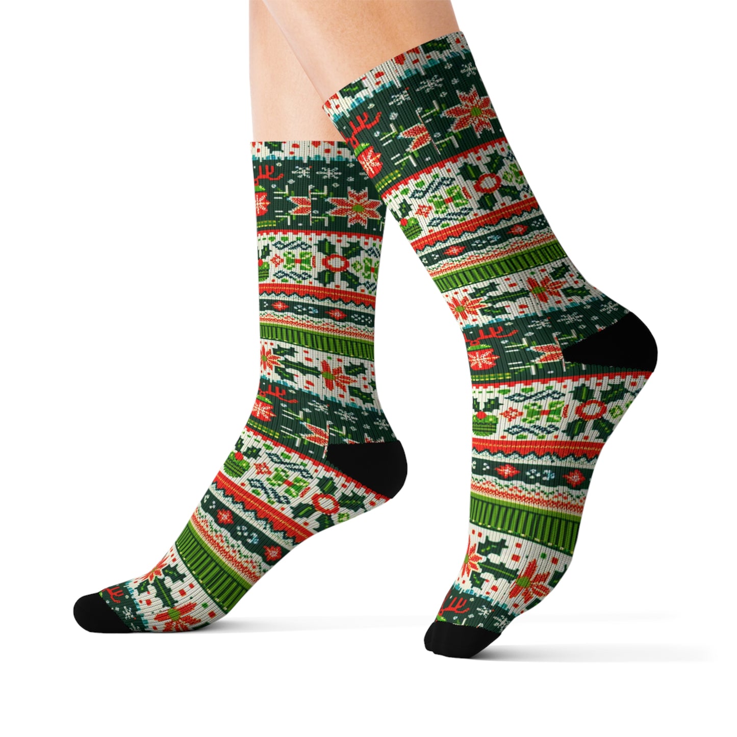 Ugly Sweater Collection 9 Sublimation Socks