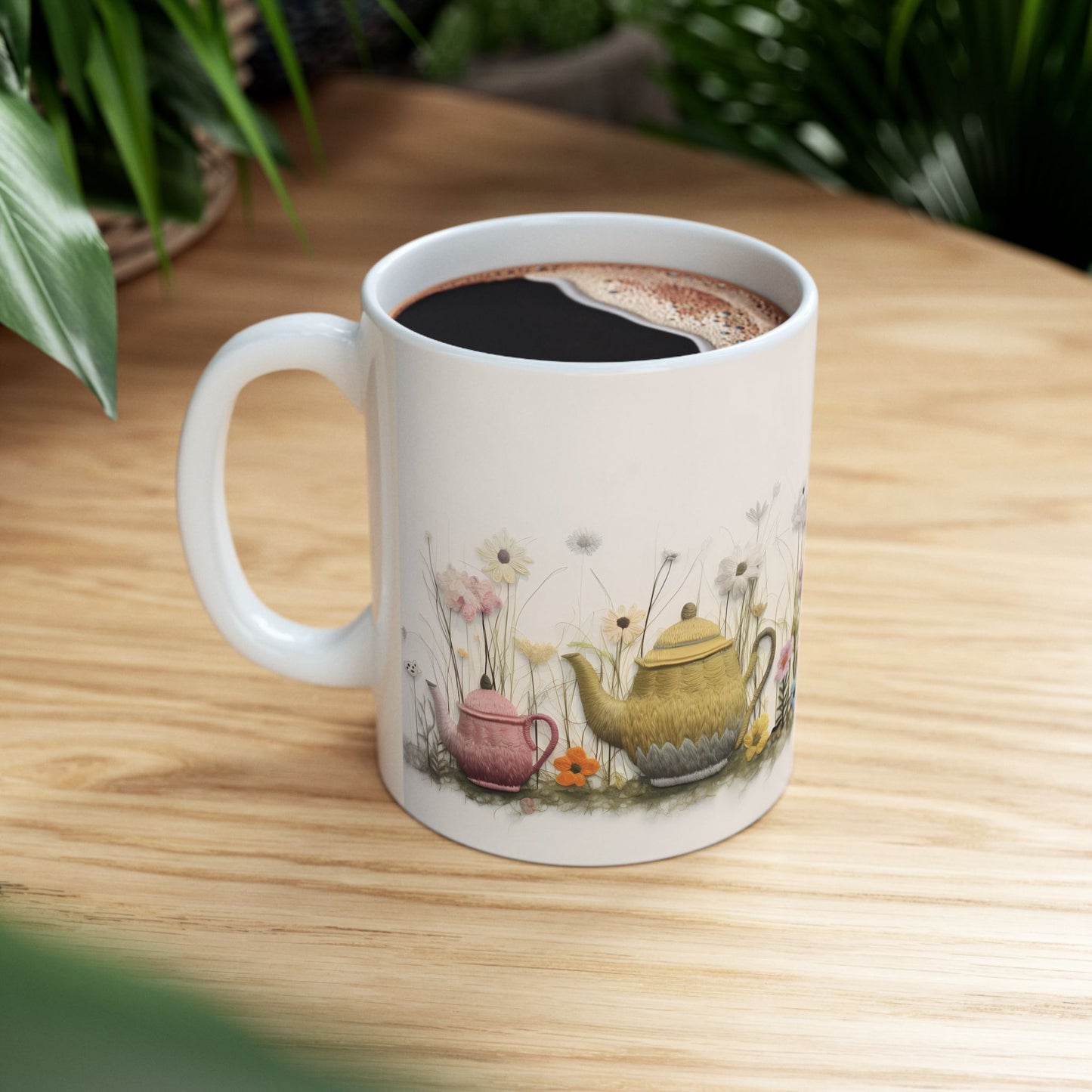 Tea Time Ceramic Mug, (11oz, 15oz)