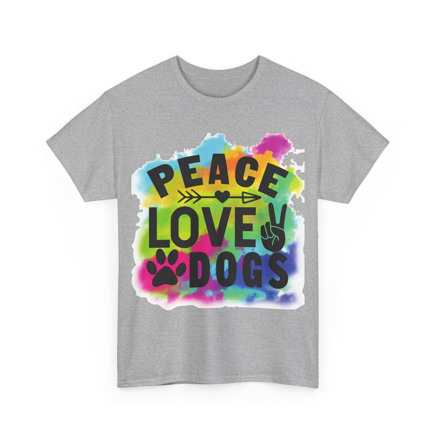 Peace Love Dogs Unisex Heavy Cotton Tee